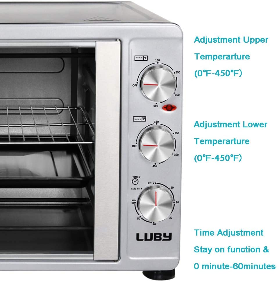 LUBY Large Countertop Toaster OvenReview